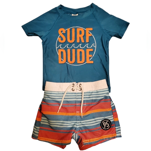 OshKosh B'gosh Other - OshKosh baby boy swim shirt and trunk